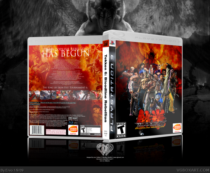 Tekken 6: Bloodline Rebellion box art cover