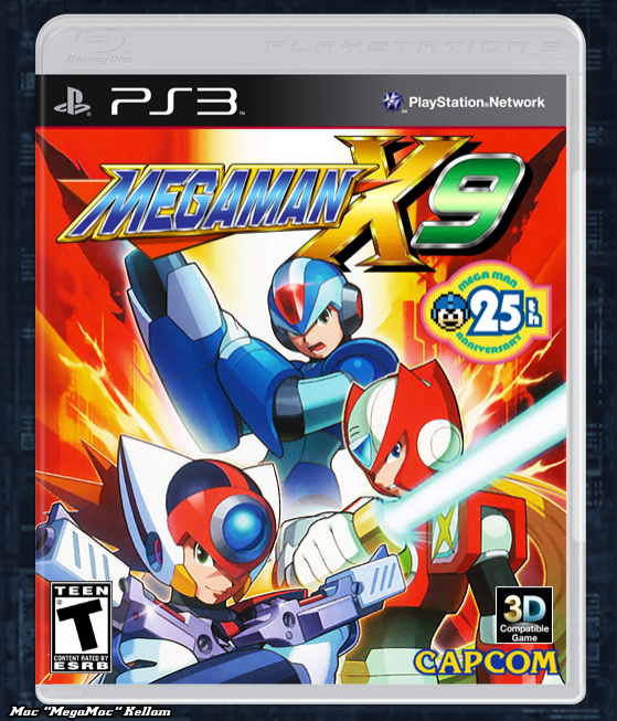 Mega Man X9 box cover