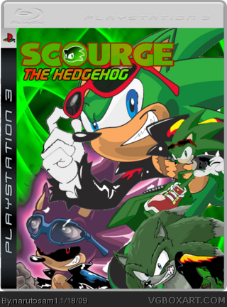 Scourge the hedgehog box cover