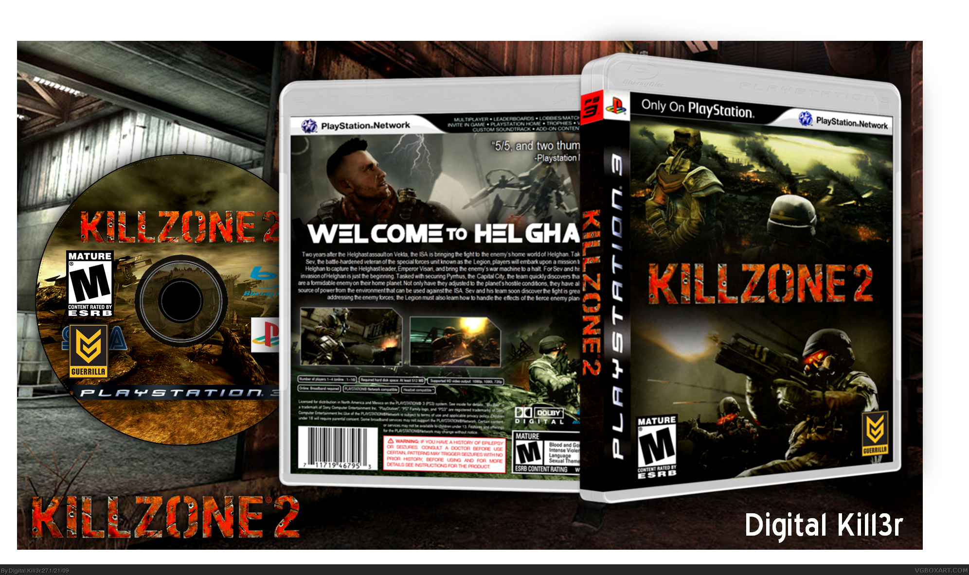 Killzone 2 box cover