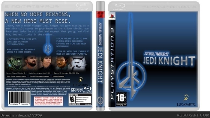 Star Wars: Jedi Knight 4 box art cover