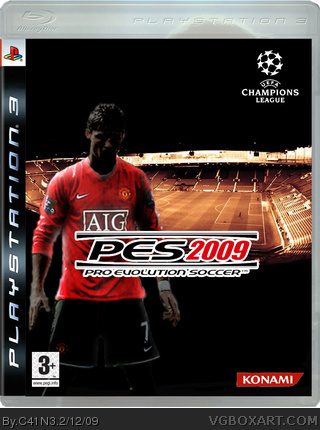 Pro Evolution Soccer 2009 box art cover