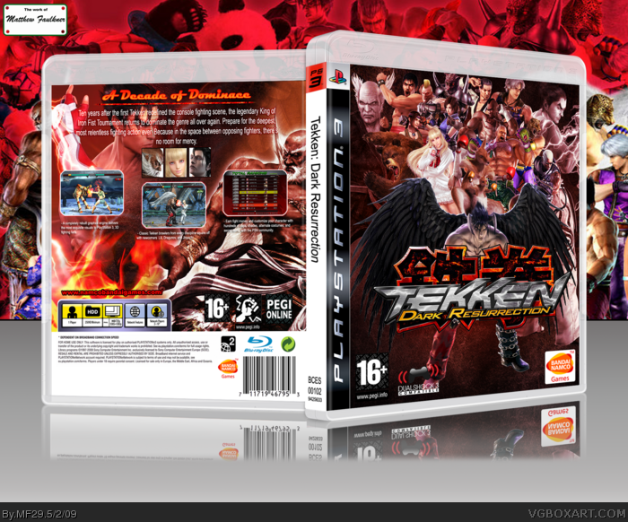 Tekken 5: Dark Resurrection box art cover