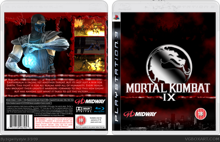 mortal kombat 9 cover