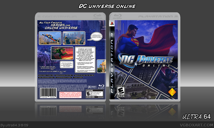 DC Universe Online box art cover