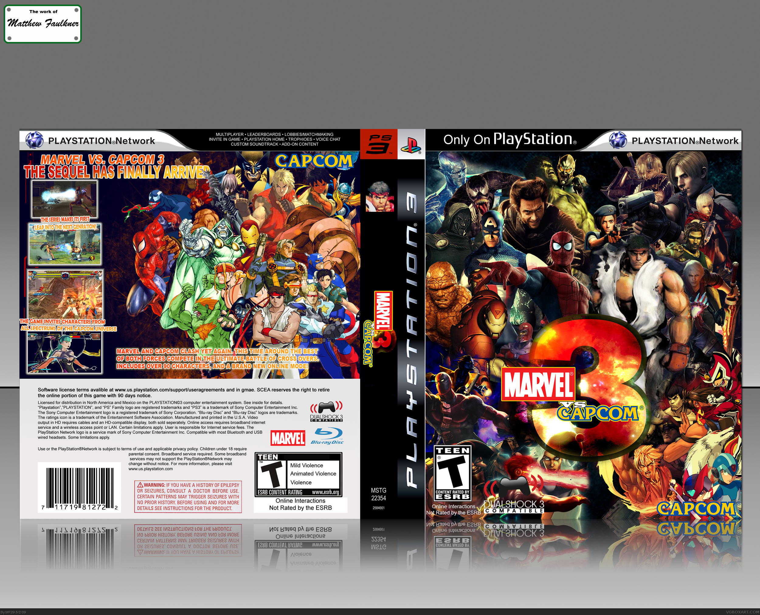 Marvel vs. Capcom 3: The Next Generation box cover
