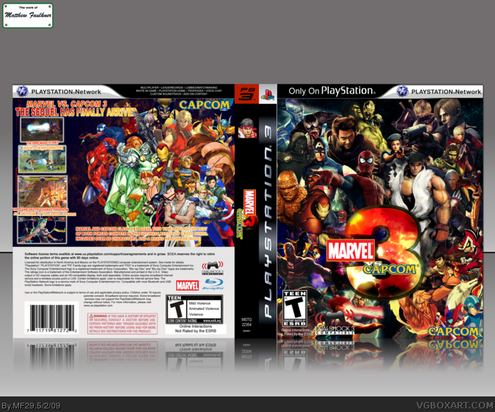 Marvel vs. Capcom 3: The Next Generation box art cover