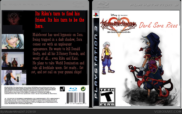 Kingdom Hearts: Dark Sora Rises box cover