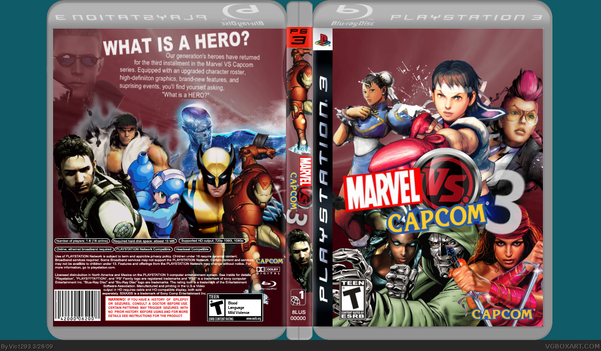 Marvel Vs. Capcom 3 box cover