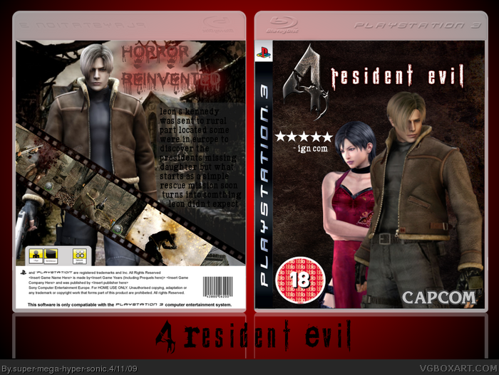 Resident Evil 4 box art cover