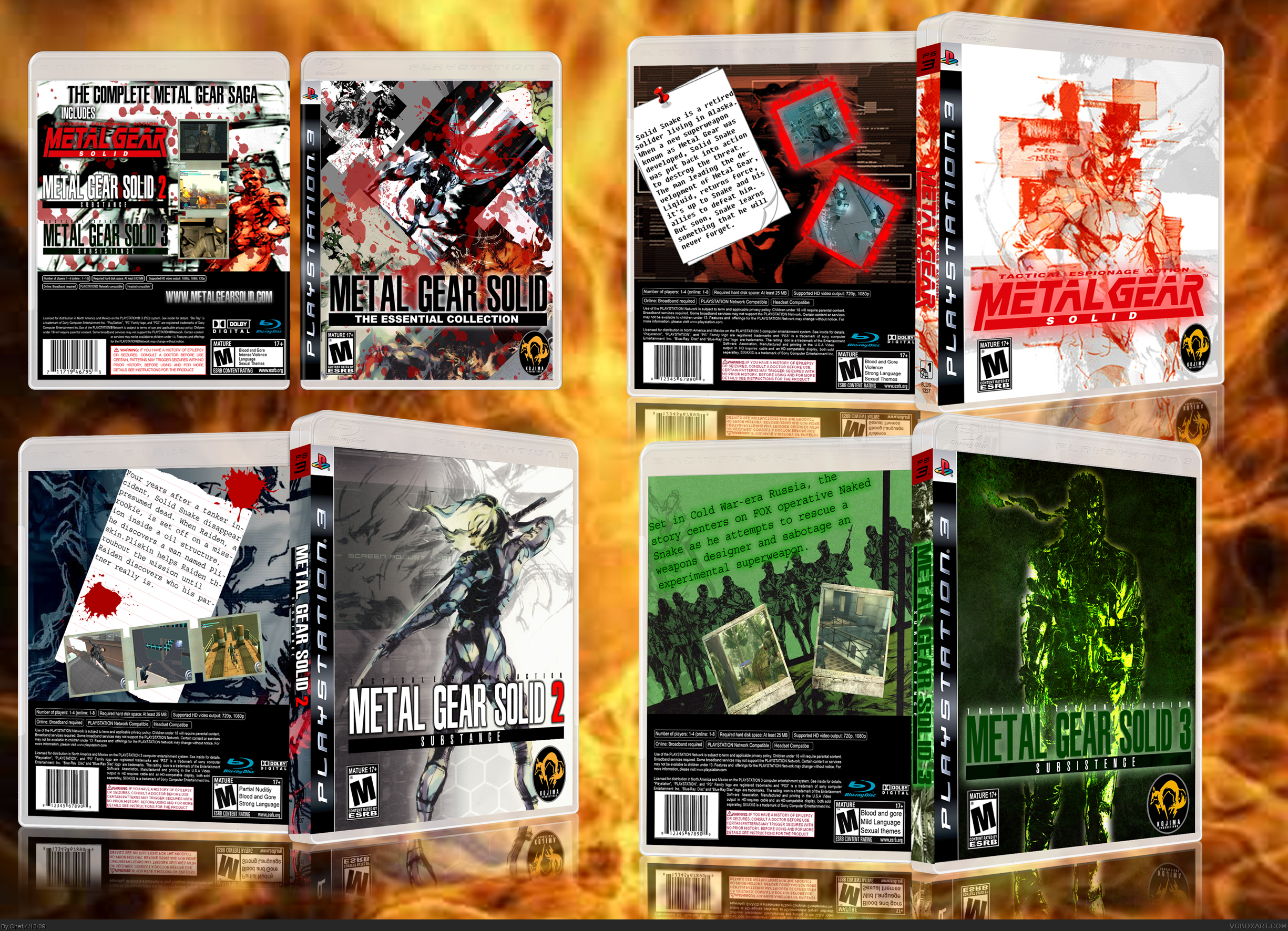Metal Gear Solid: The Essential Collection box cover