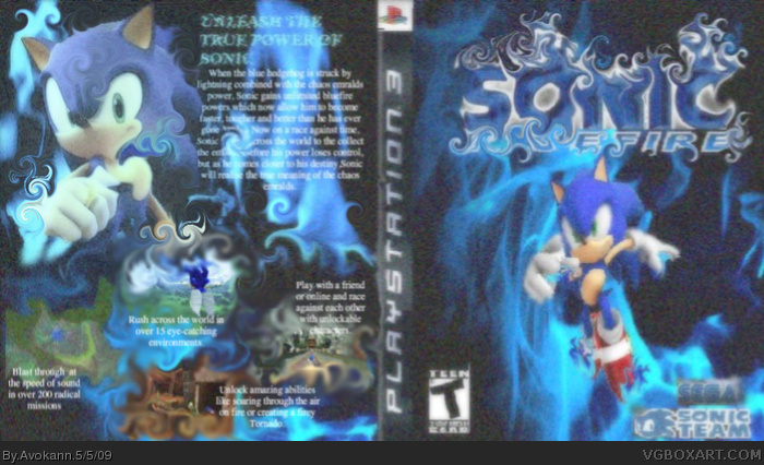Sonic Bluefire box art cover
