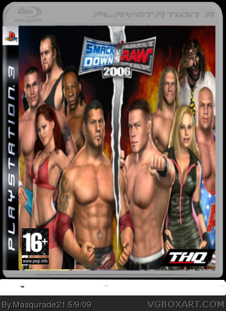 Smack Down V S Raw 06 Playstation 3 Box Art Cover By Masqurade21