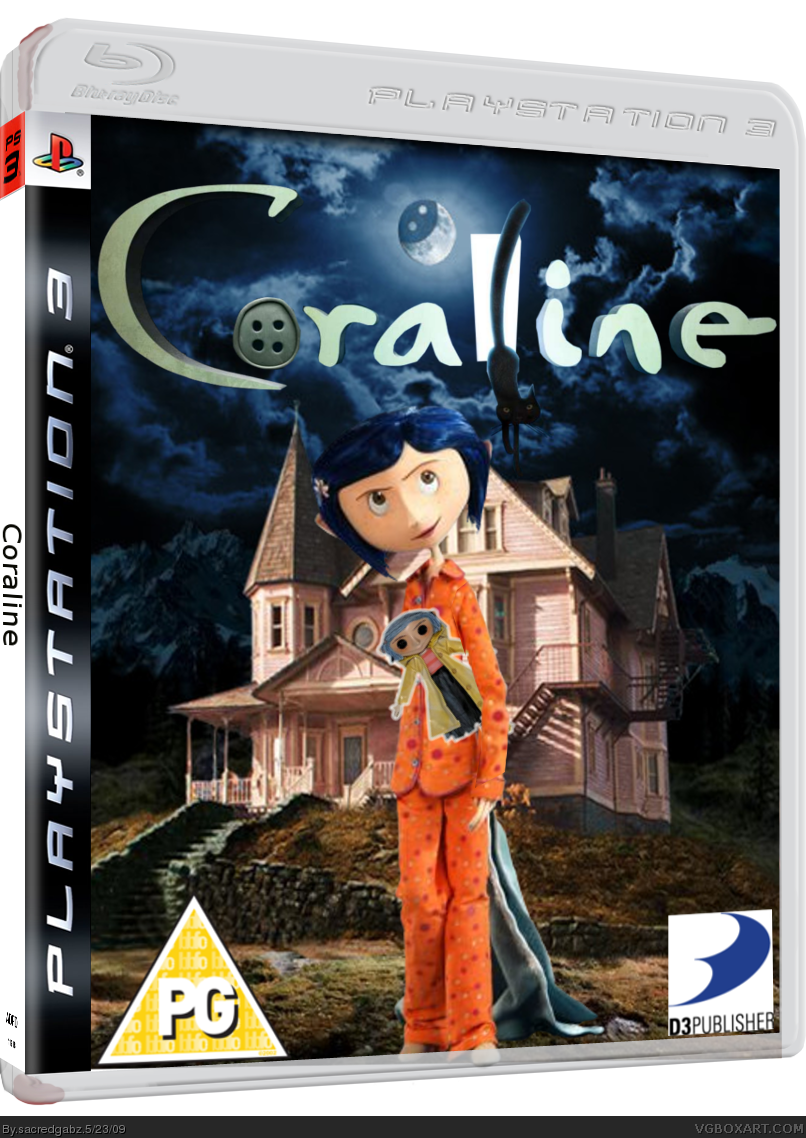 Viewing full size Coraline box cover