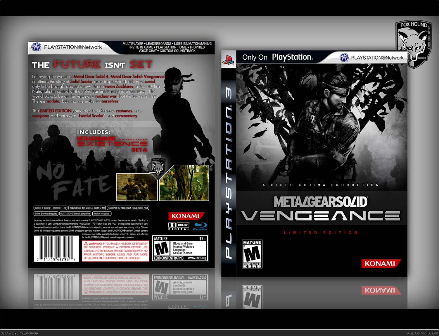 Metal Gear Solid: Vengeance box cover