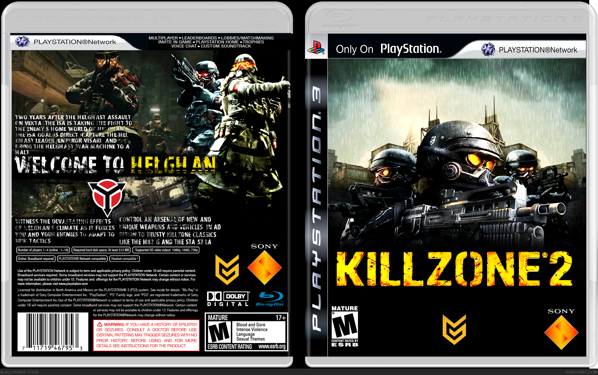 Viewing full size Killzone 2 box cover