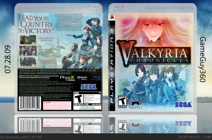 Valkyria Chronicles box art cover