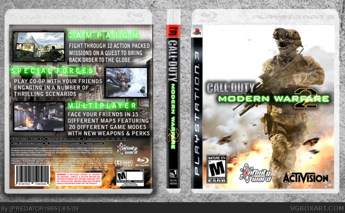 call of duty modern warfare 2 for ps3