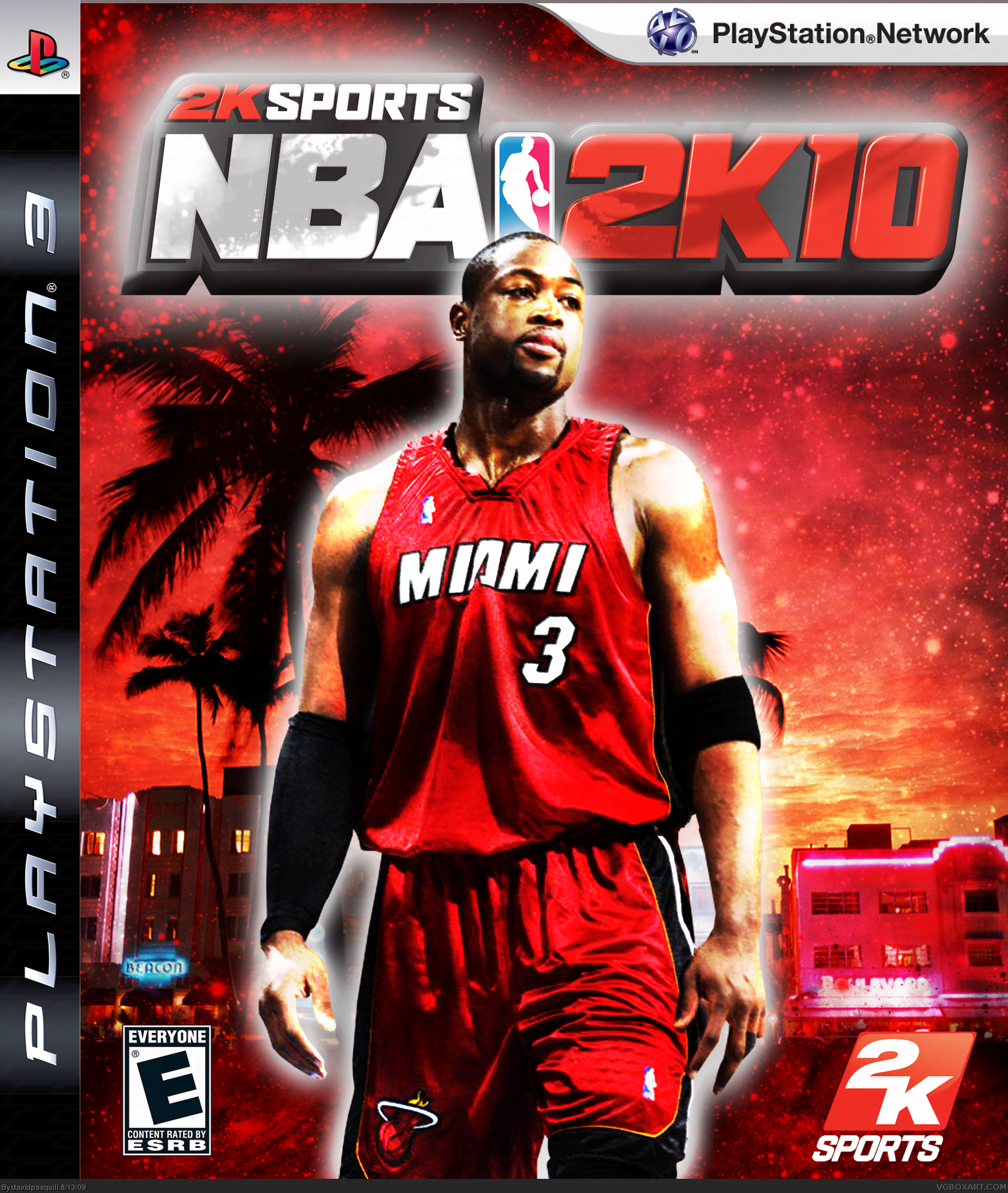 Viewing full size NBA 2K10 box cover
