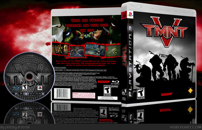 TMNT V box art cover