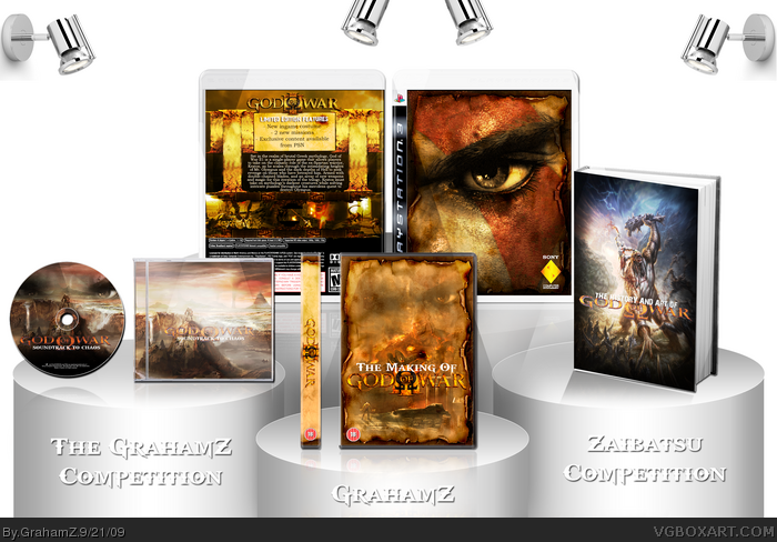 God of War III:  Limited Collector's Edition box art cover