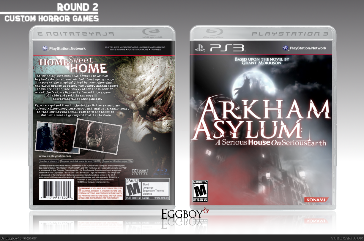 Viewing full size Arkham Asylum: A Serious House On Serious Earth box cover