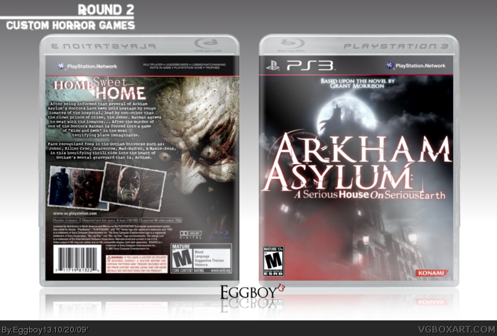 Arkham Asylum: A Serious House On Serious Earth box art cover