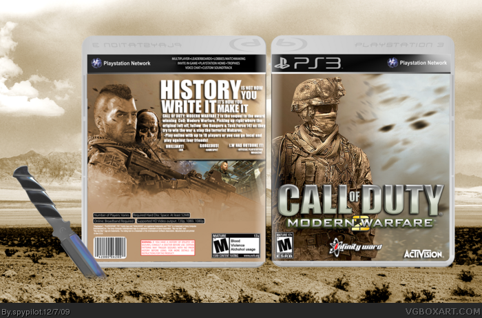 Modern Warfare 2 box art cover
