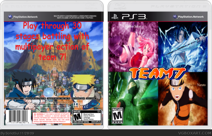 Naruto:Team7 box art cover