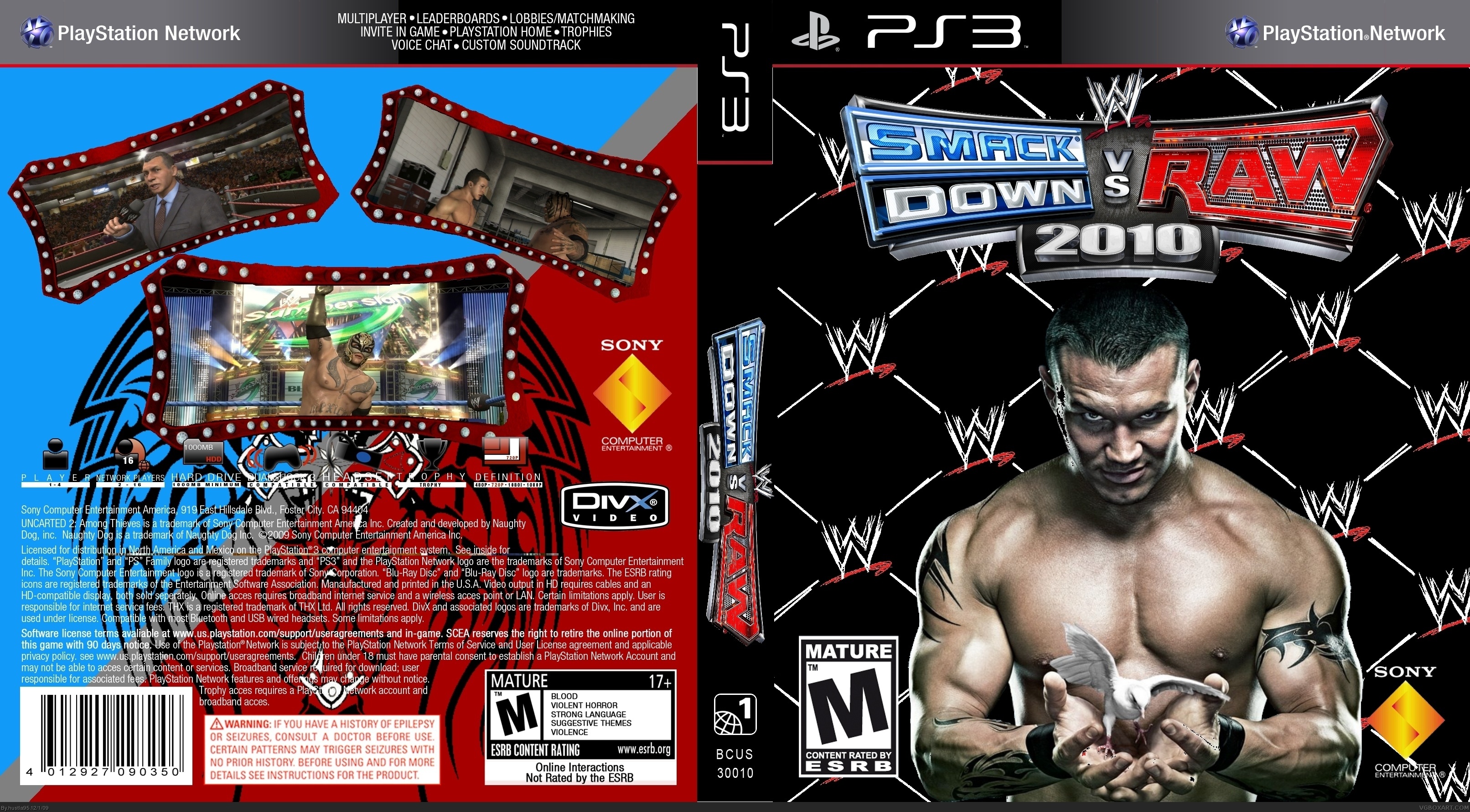 WWE Smackdown vs RAW 2010 box cover