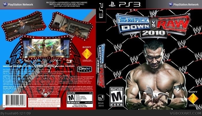 Wwe Smackdown Vs Raw 10 Playstation 3 Box Art Cover By Hustla95