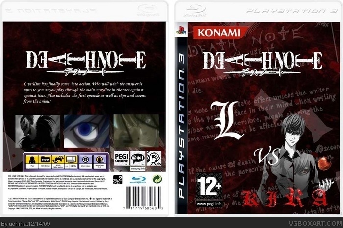 Death Note: L vs Kira box art cover