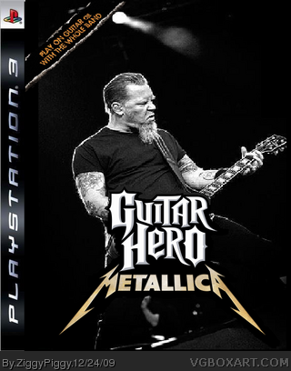 Guitar Hero Metallica box cover