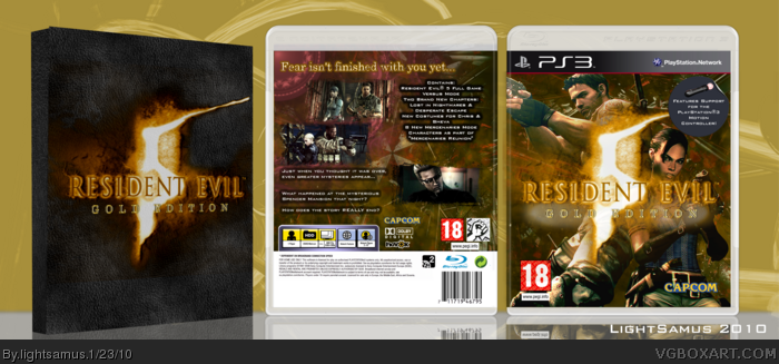 Resident Evil 5 : Gold Edition - Ps3 ( Playstation 3 ) Complete W