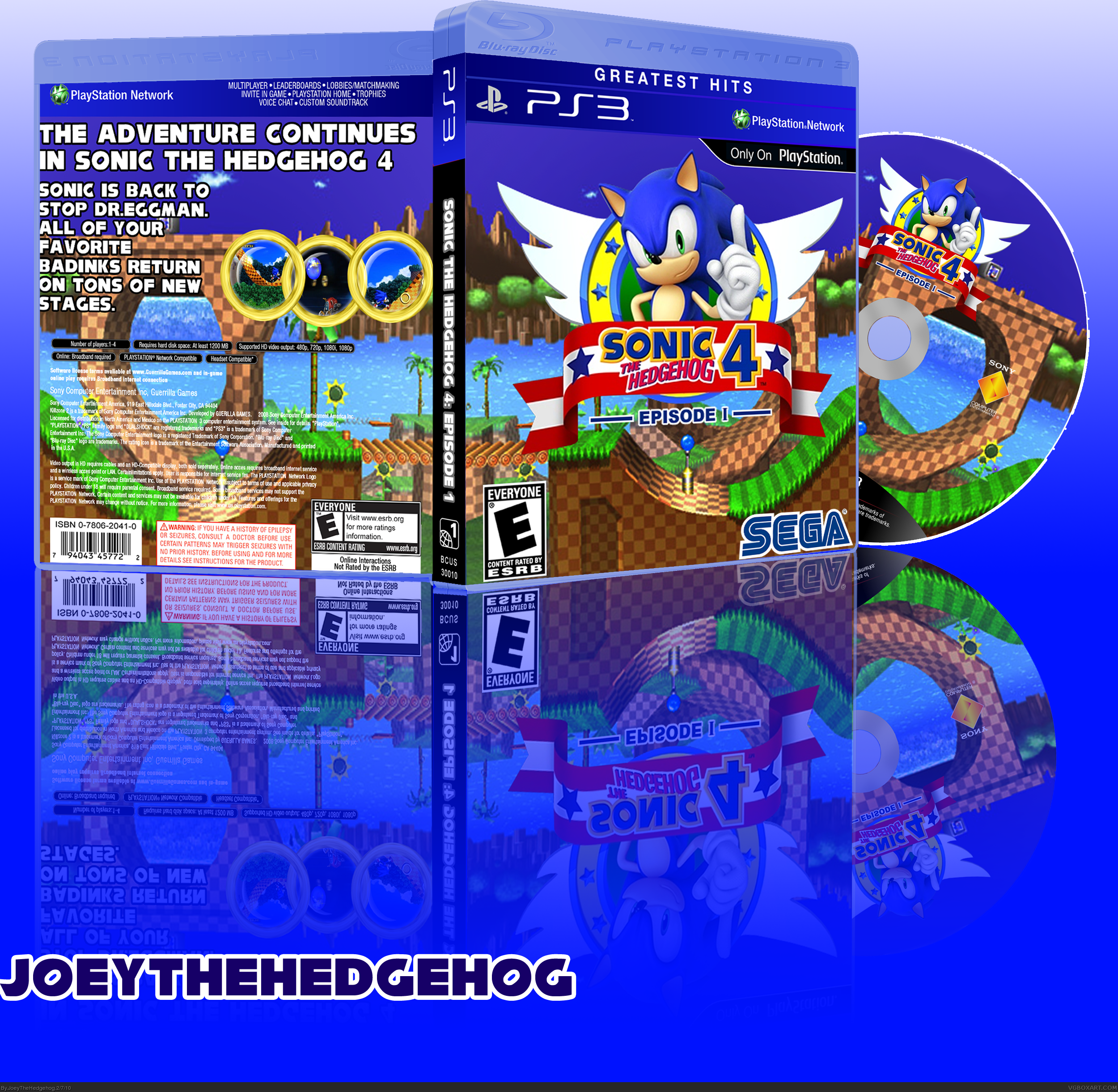Sonic The Hedgehog 4: Episode 1 box cover