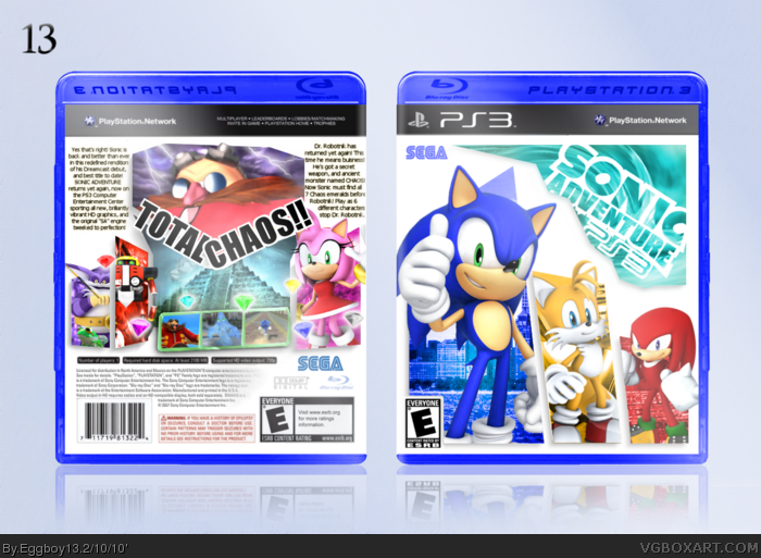 Sonic the Hedgehog 2: HD PC Box Art Cover by Masloff