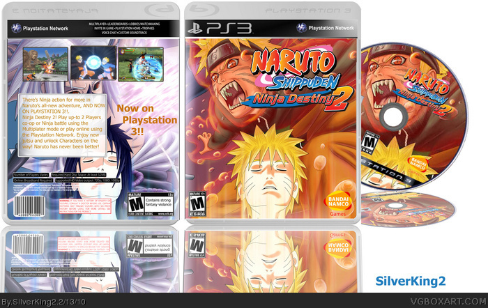 Naruto Shippuden: Ninja Destiny 2 box art cover