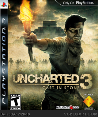 Uncharted 3: Cast In Stone box art cover