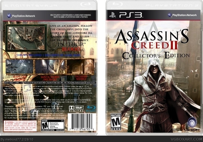 Assassin's Creed II PC Box Art Cover by Oxygen