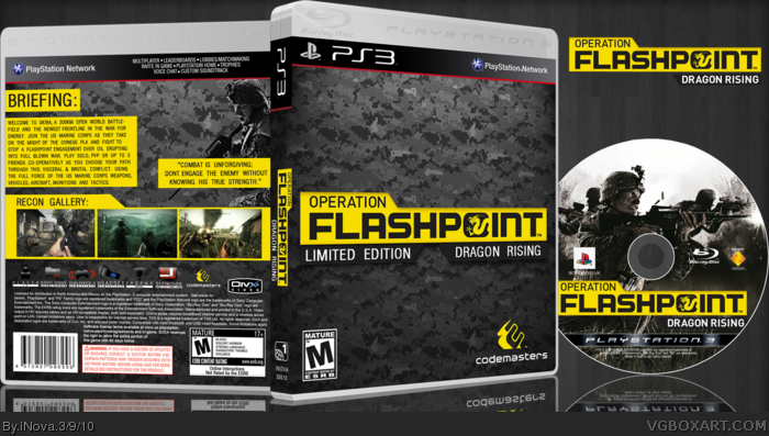 Operation Flashpoint: Dragon Rising box art cover