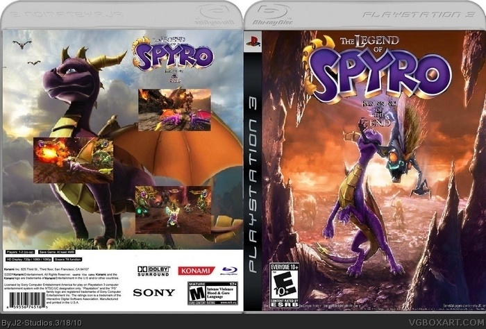 The Legend Of Spyro Beginning Of The End box art cover