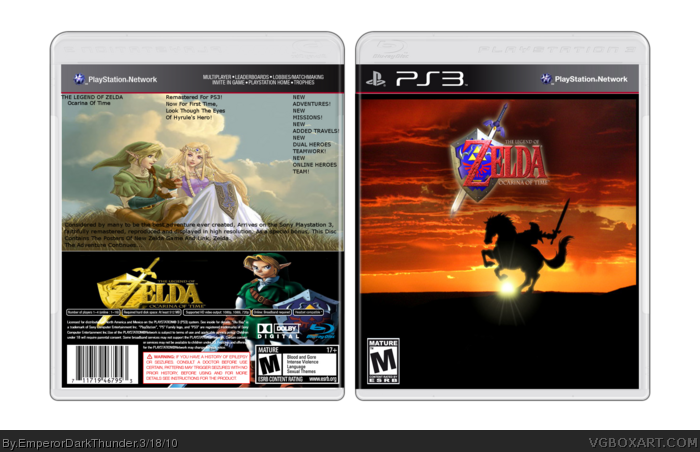 The Legend of Zelda box art cover