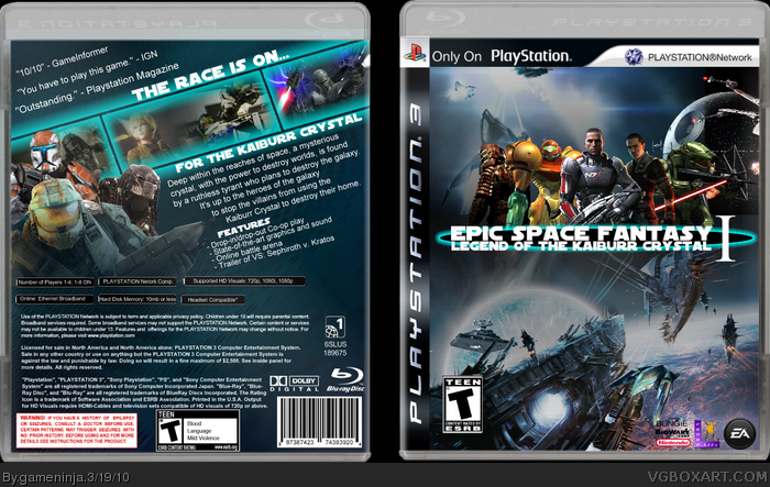 ESF I: Legend of the Kaiburr Crystal box art cover