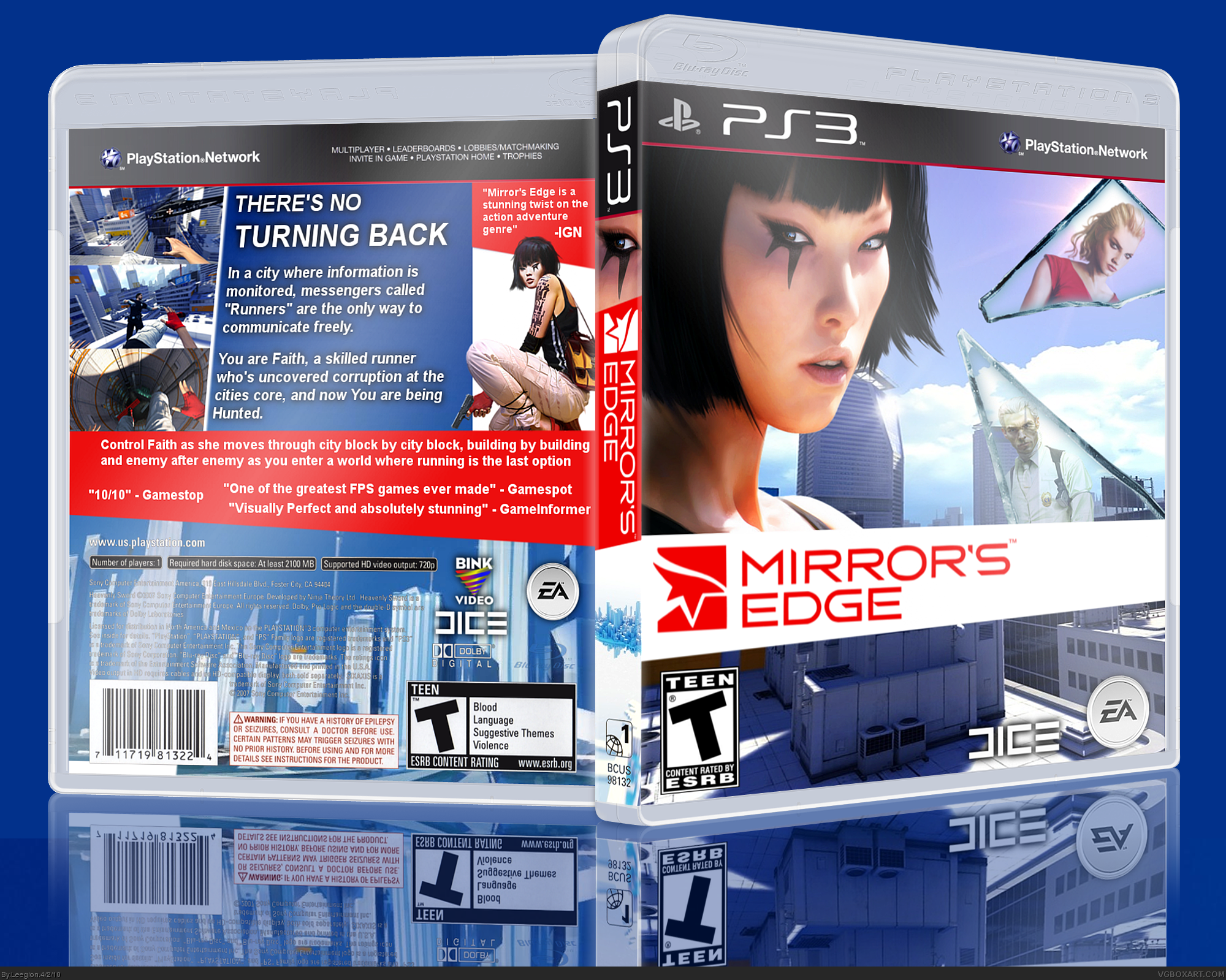 На каком движке сделана mirrors edge