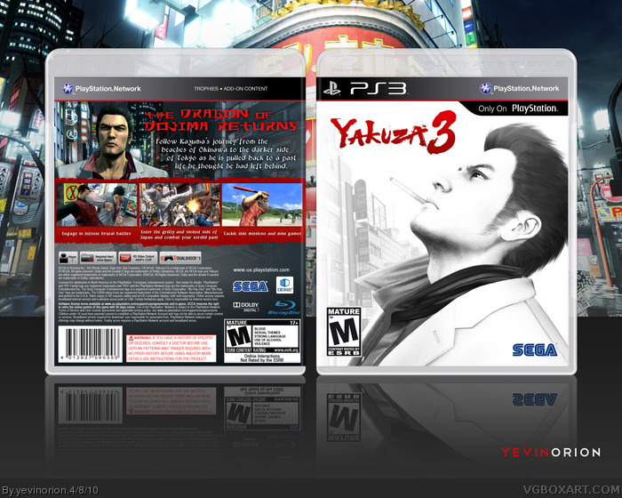 Yakuza 3 box art cover
