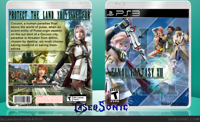 Final Fantasy XIII box art cover
