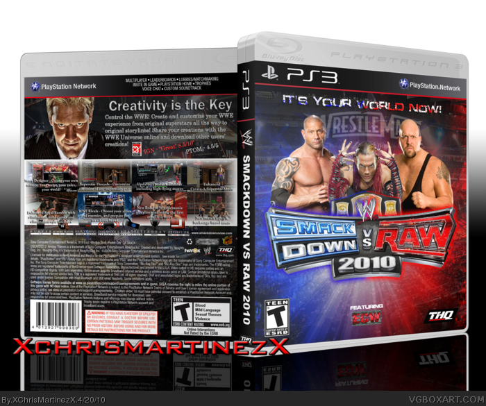 WWE SmackDown vs. Raw 2010 box art cover