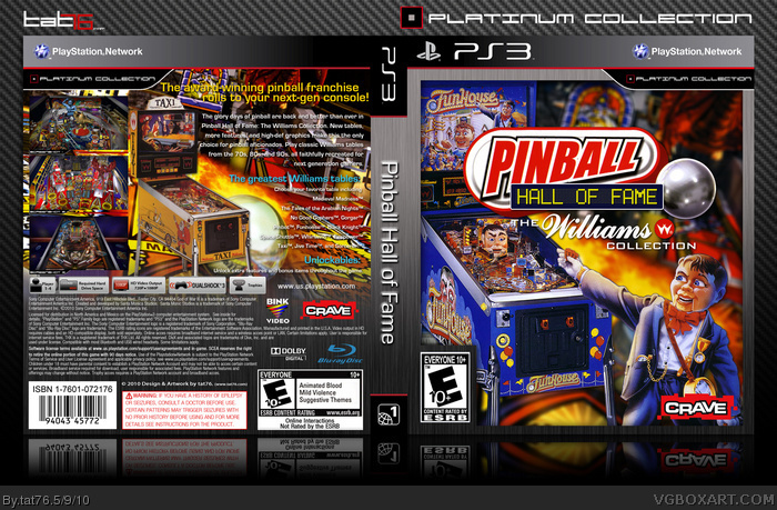 Pinball Hall of Fame - The Williams Collection PlayStation 3 Box 