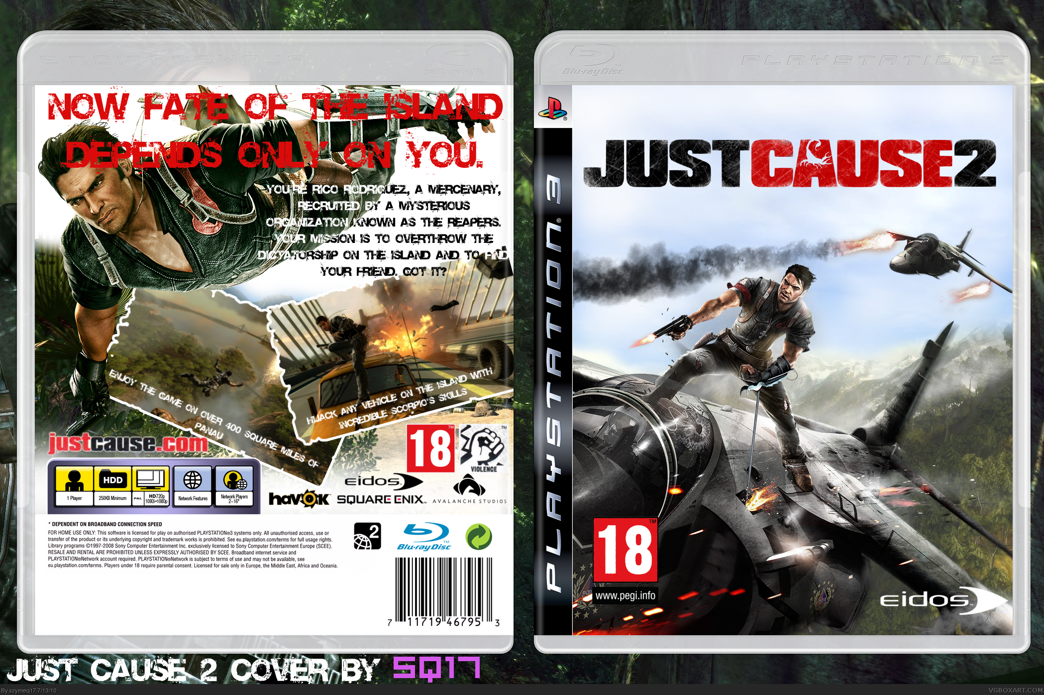 Just Cause 2 box cover