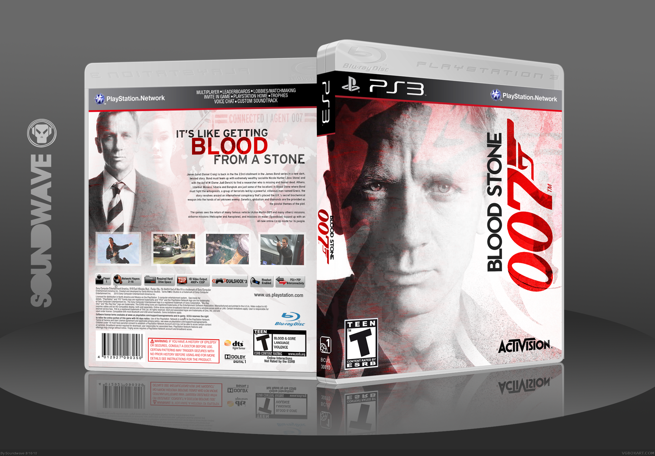 PLAYSTATION 3 диск 007. Blood Stone 007 ps3 обложка. James Bond 007: Blood Stone. 7 стоун